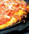 Oxford Glamping pizza on grill